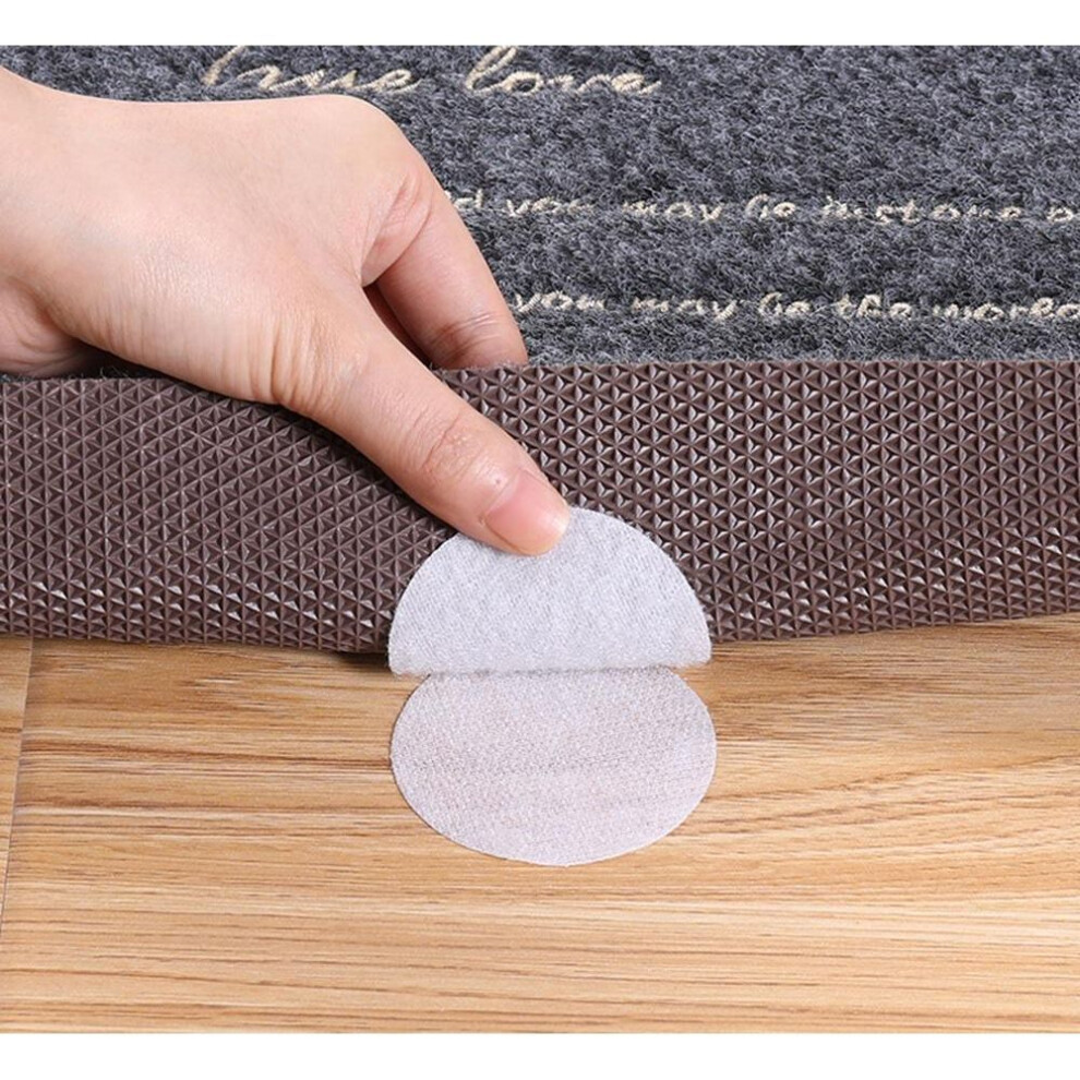 (white) 5xanti Curling Carpet Tape Rug Gripper Secure The Carpet Sofa Sheets Tool