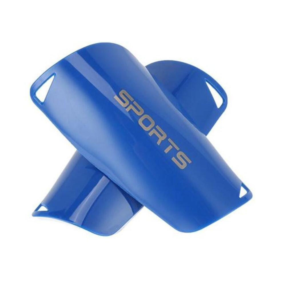 (blue, S) 1 Pair Mini Soccer Shin Guards Anti-slip Kids Teens Adults Soccer Players Miniature Shin Pads Protectors Football Games Protective Equipment