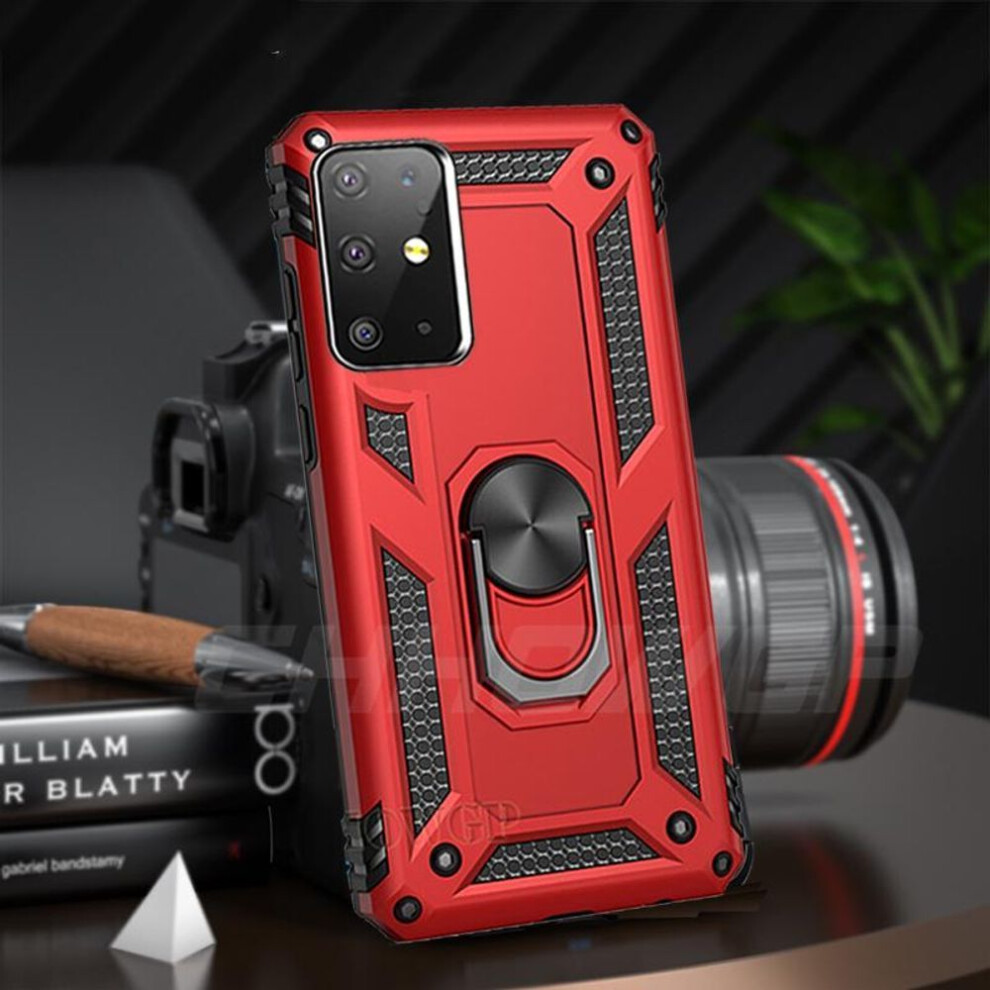 (, Samsung A70e) Shockproof Magnetic Armor Case For Samsung Galaxy A51 A71 A21s A50 A70 A70 A01 A11 A21 A31 A41 A81 A91 A40 A20 A10 S S20 S10 S9 Pl Red 9137254370182