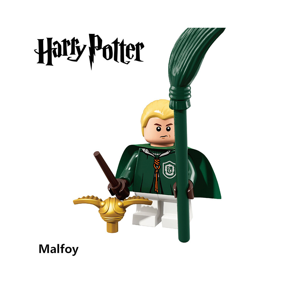 (Draco Malfoy) Building Harry Potter Blocks Lord Voldemort Malfoy Model Kid Puzzle Gift Set Toy