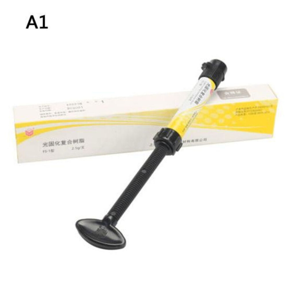 (A1) Fashion Shenmeida Dental Light-cure Composite Restorative Resin Micro Hybrid Material Syringe