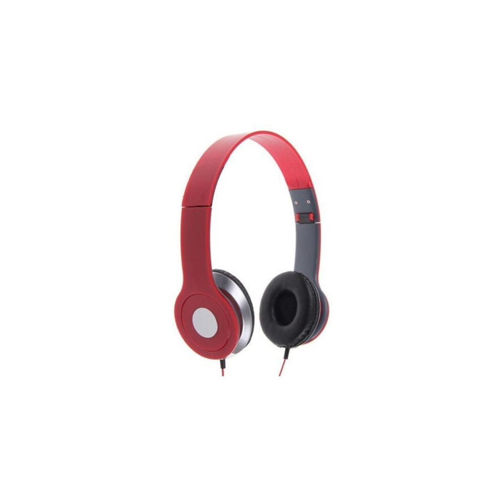 Overear Earphone Adjustable 35mm Headphone For Phone Pc Mp3 Red-image-OPC-PG2P9SC-NEW