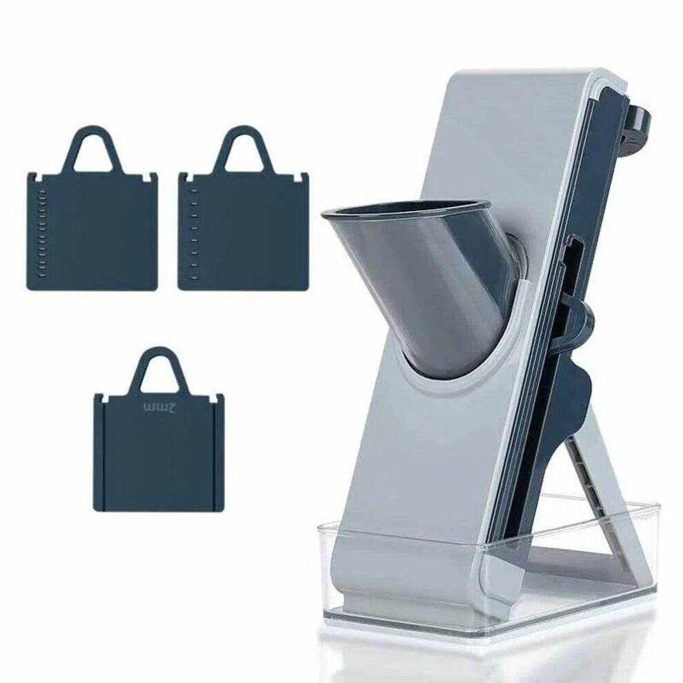 (light green) Vegetable Slicer Manual Household Kitchen Accessories Grater Vegetable Chopper Meat Slicer Round Vegetable Slicer Potato Slicer