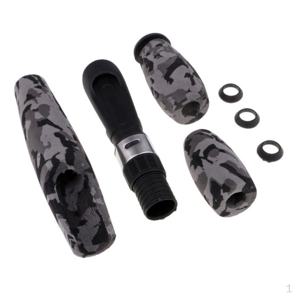 Camoulage EVA Baitcasting Fishing Rod Handle with Reel Seat for Building