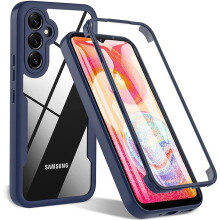 (blue, Samsung S23) Built-in Screen Protector Case 360 Full Body Protective Cover For Samsung Galaxy Anti-Scratch Shockproof Bumper Phone Case