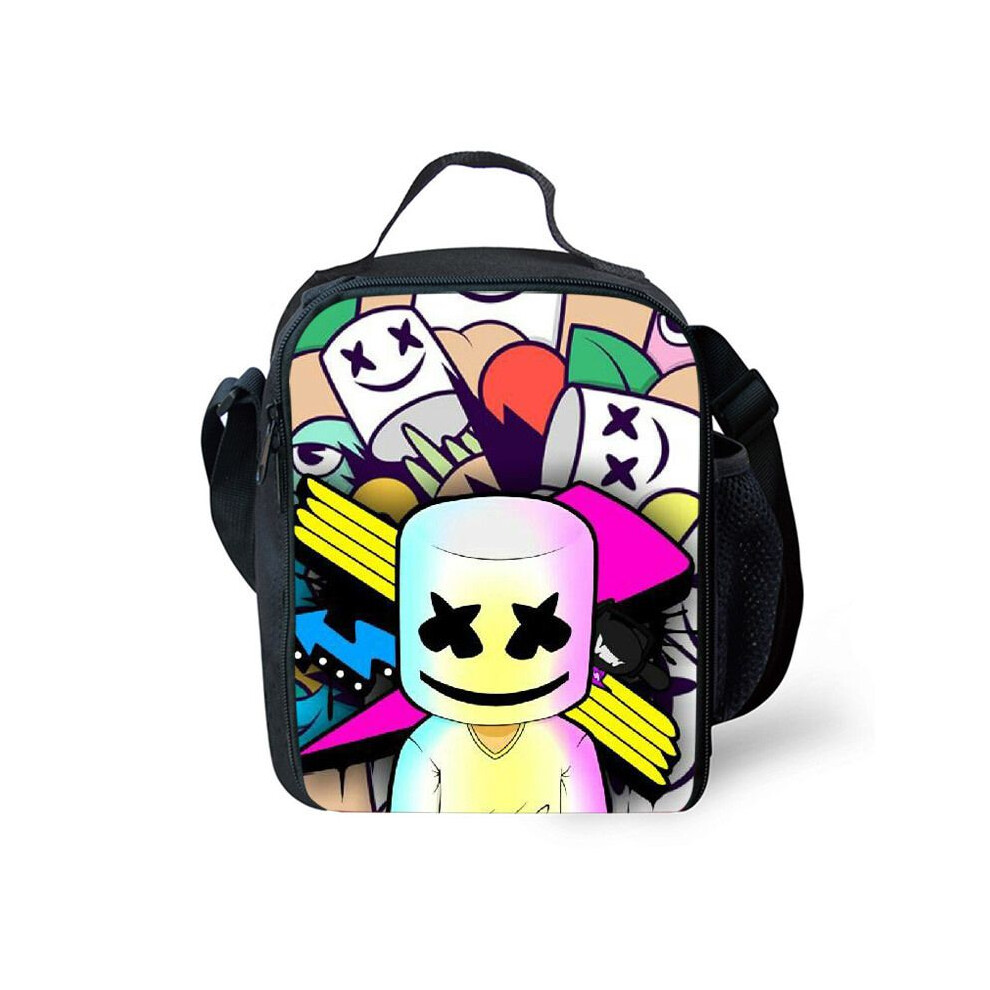 (Colourful) Marshmallow Dj Lunch Bag Ice Bag Thermal Insulated Cooler Bag Student Picnic