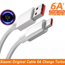 (white, 1.5m) 67W 90W 120W Charger Cable USB Type C 6A For Xiaomi 13 Ultra 12S 12T Pro Poco F4 GT F5 Redmi K50 Note 12 Pro+ K60 Pro Civi 3