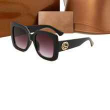 (Black) Big Frame Bee Colorful Sunglasses Fashion Personality Retro Sunglasses Trendy Glasses Wild