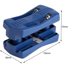 (As show, One size) Wood Trimmer, Plastic Edge Trimmer Portable 2 Edge Tape Cutter for Carpenters, 2 Edge Woodworking