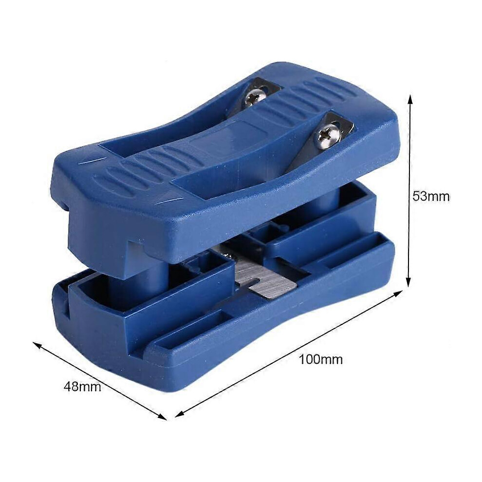(As Show, One Size) Wood Trimmer, Plastic Edge Trimmer Portable 2 Edge Tape Cutter For Carpenters, 2 Edge Woodworking 5093442679861