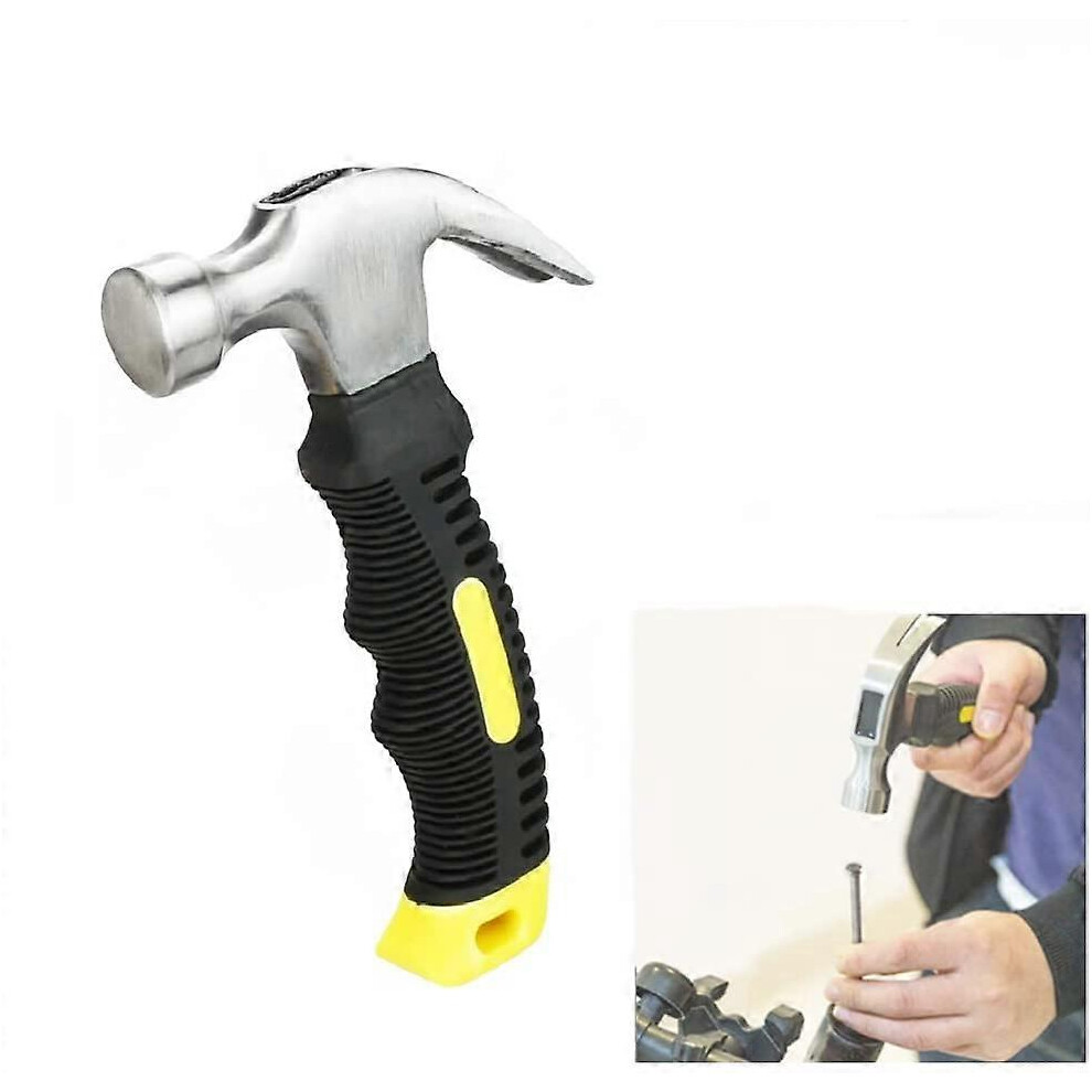 (As show, One size) Mini Steel Claw Hammer Multifunctional Short Hammer Carpenter Hammer With Non-Slip Handle-image-OPC-PG2PNC6-NEW