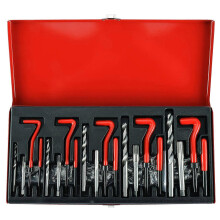 (As show, One size) 131 Piece Thread Repair Set Drill Bit Helicoil Sleeves M5 M6 M8 M10 M12