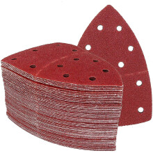 (As show, One size) 25 pieces 11 holes 105 x 152 mm grit 60 for multiple sanders Sanding sheets Sanding paper