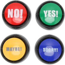 (As show, One size) 4Pcs Small Cat Dog Buttons For Communication, Training Button For Pets, Interactive Toy Dog Training Bell