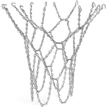 (As show, One size) Heavy Duty Basketball Replacement Chain Net with S Hooks, Basketball, Hoop Net Replacement