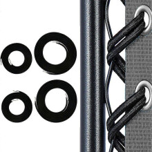 (As show, One size) Rope Replacement, 4 Universal Elastic Lace Recliner Rope (Black)