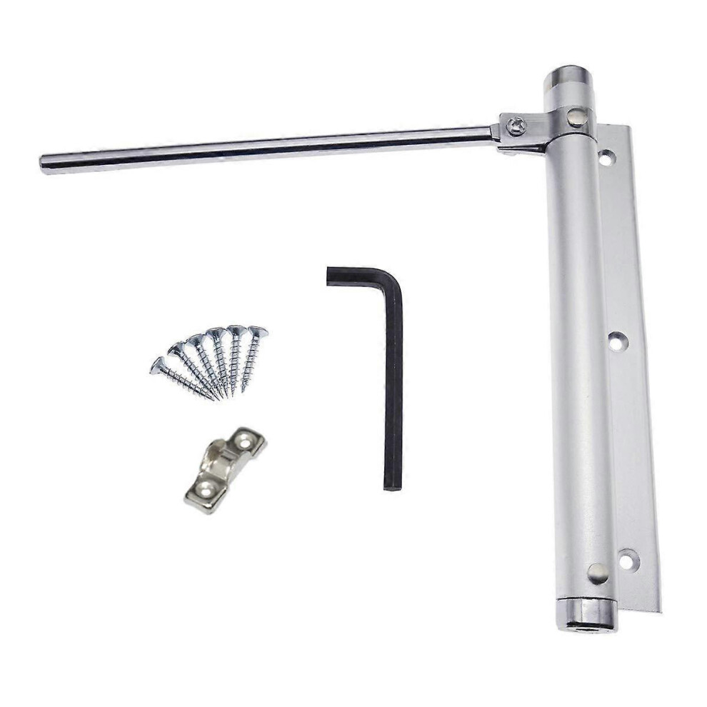 (As Show, One Size) Spring Door Closer Aluminum Alloy Door Closers Adjustable Surface Mounted Self-Closing Device 45Kg (1 Piece) 5093442608335
