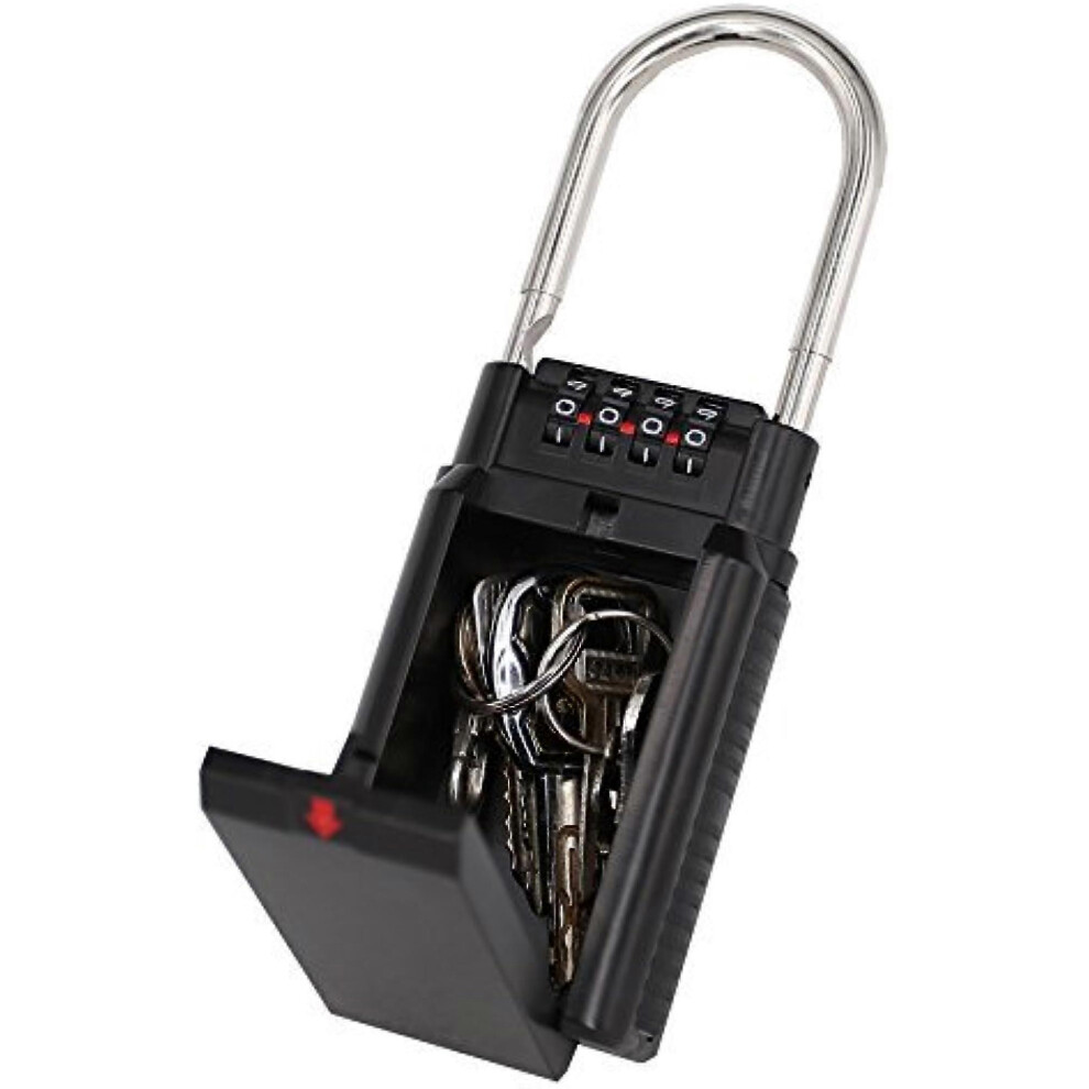 (As Show, One Size) Lock Box For Key, Coded Key Box, Storage Combination Safe, Secure Storage For Select Access Keys 5093442656688