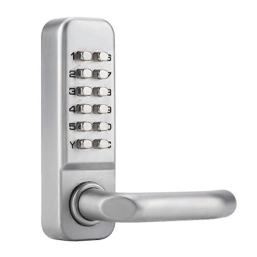 (As show, One size) Waterproof mechanical code lock, 1-11 digit code combination Security password Coded lock