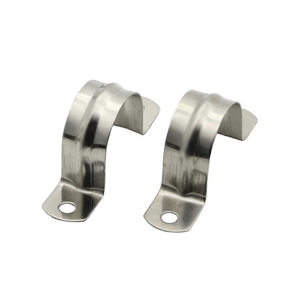 (As Show, One Size) 25Mm Stainless Steel 304 Hose Clamp Type U Pipe Clamp 20Pcs Tube Clamp Coupling Hoop 20Pcs Wholesale 5093442657197