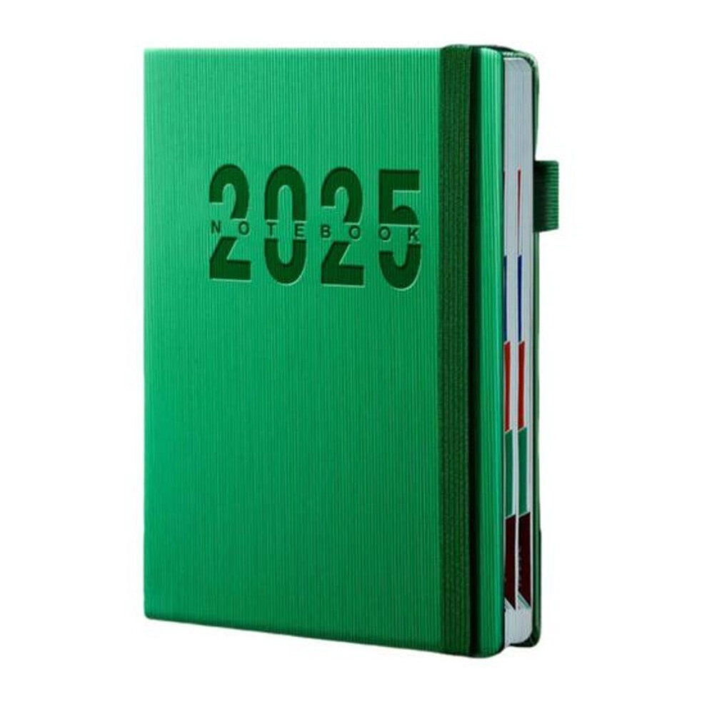 (dark green) 2025 Calendar Monthly Planner Hardcover January To December 2025 Daily Planner Book Schedule