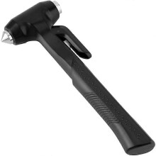 (As show, One size) Safety Hammer - Emergency Hammer Car Safety Hammer Emergency Escape Tool Steel Belt Cutter Window Cutter(Black)