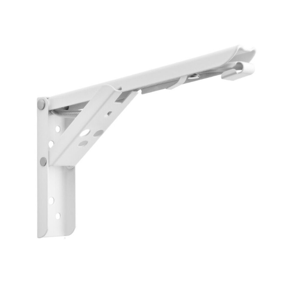 (White) Saving Heavy Support Table Shelve Folding Shelf Bracket Triangle Angle Bracket Furniture Hardware