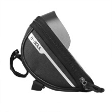 (Black) Cycling Bicycle Bsoul Bike Head Tube Handlebar Cell Phone Case Touch Screen