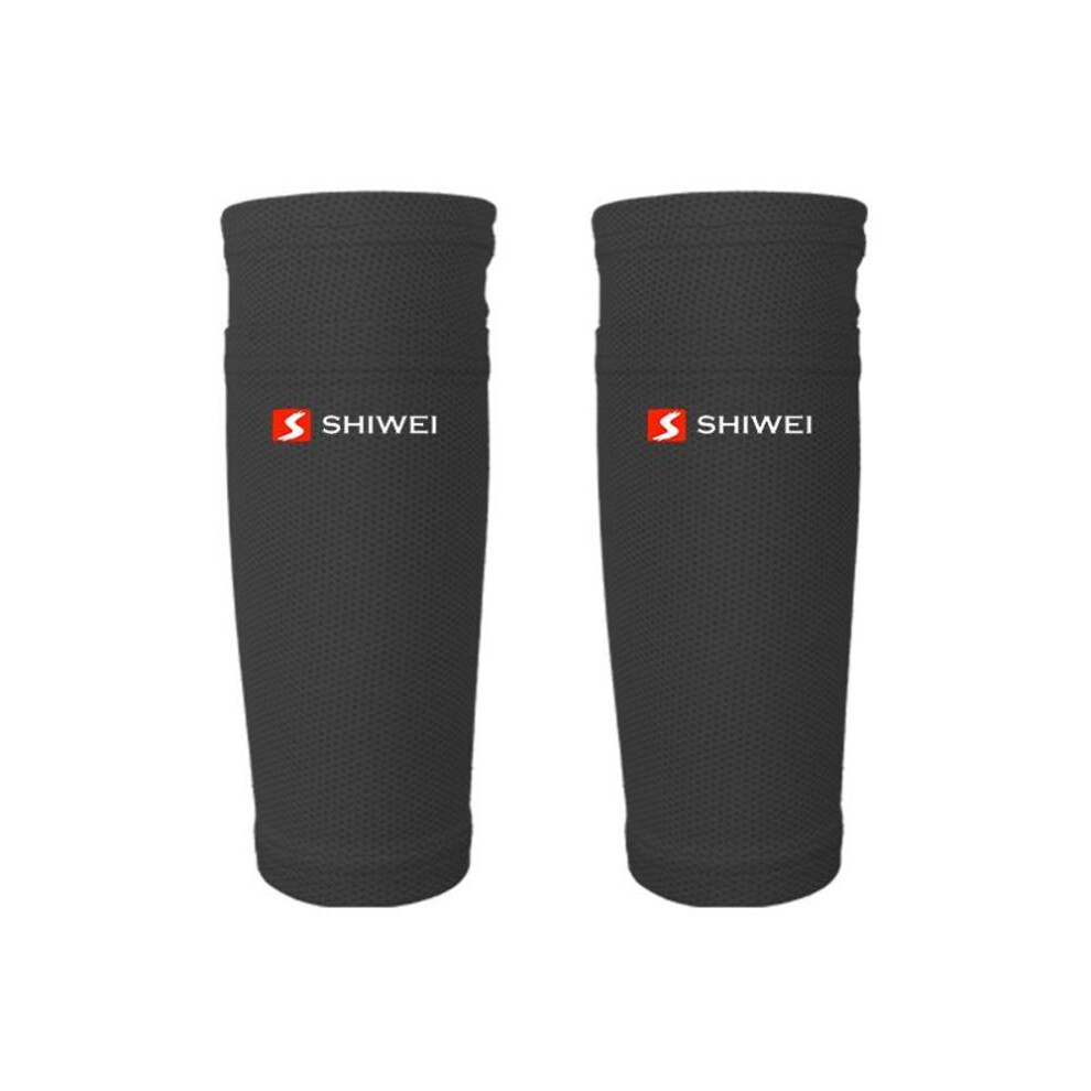(black, S) Cute Men&apos;s Soccer Shin Pads Holder Instep Foot Socks Guard Stays Lock Sleeves