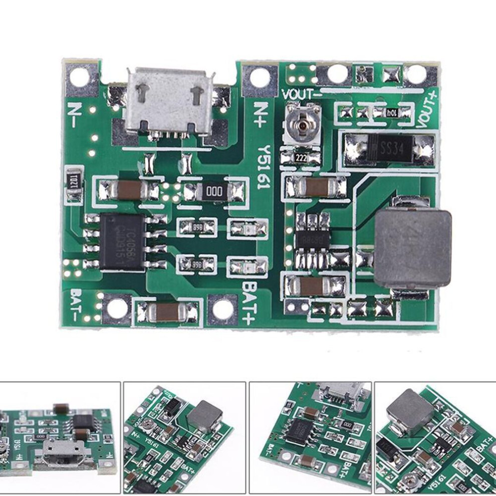 Usb Lithium Lipo 18650 Battery Charger 3.7v 4.2v To 5v 9v 12v 24v Boost Module
