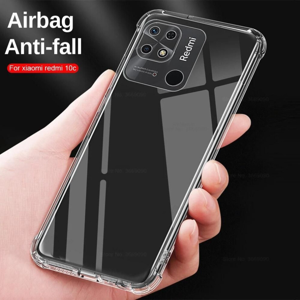 (clear, Huawei P30 Lite) Case Airbag Transparent Back Cover for Xiaomi 12T PRO Redmi 10c 10A 10S 11 11S 9 9S 9A 9T A1 + Shockproof Soft Silicone Phone Cases