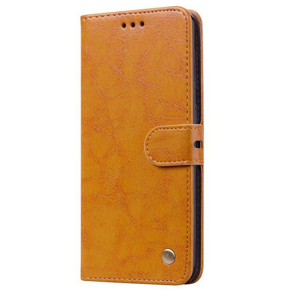 (, Samsung A7 2018 A750) Magnetic Flip Leather Phone Case Samsung Galaxy S10 S8 S9 Plus A30 A50 A6 A8 A7 J4 J6 2018 J3 J5 J7 S20 S21 Fe S22 A51 Yellow 8758886222055