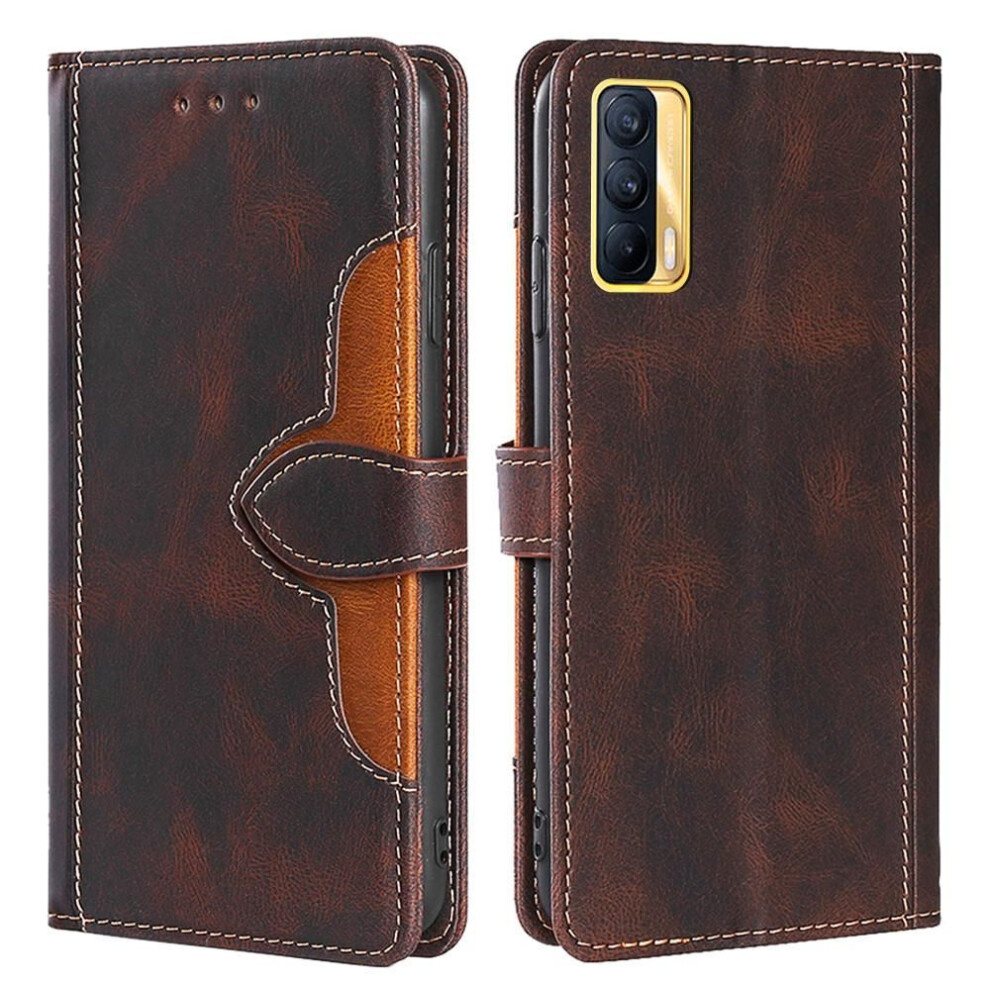 (brown, Vivo Y17S (4G)) Frosted Flip Wallet Case For Vivo Y31 Y51 Y21 2020 Y20 V21e V21 V20 Se Y53s Y55s X60 X51 X70 V23e Cover Pu Leather Holster Car