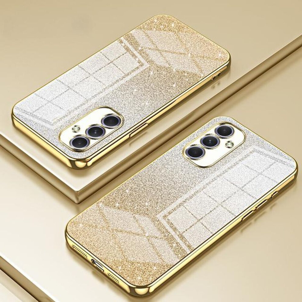 (gold, Samsung Galaxy S22 Plus) Glitter Plating Case For Samsung Galaxy A15 A25 A35 A55 A05 A05S A54 A34 A14 A24 A04S A13 A53 A23 A33 A12 A52 A72 S21 S23 FE S24 Ultra Plus Back Cover