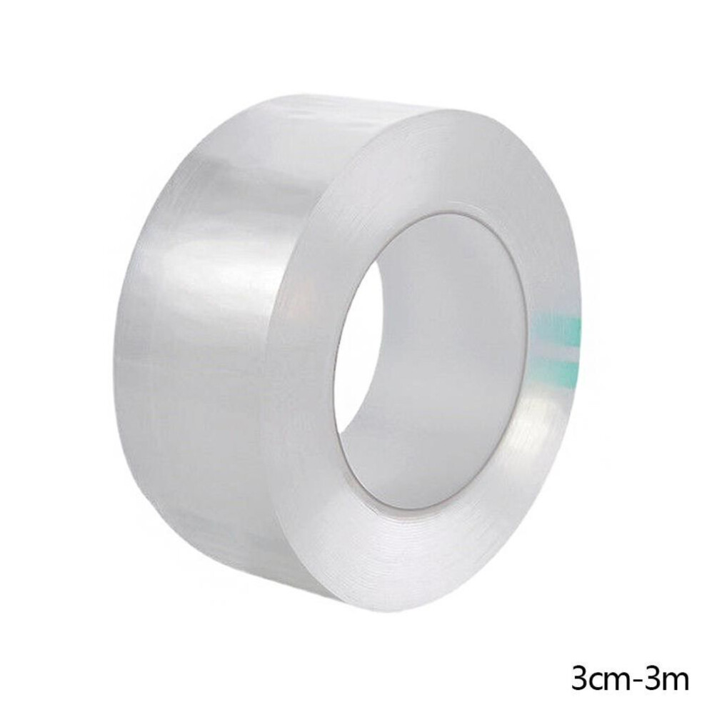 (3cm*3m) Kitchen Bathroom Shower Waterproof Mould Proof Tape Sink Bath Sealing Strip Tape Self Adhesive Waterproof Adhesive Nano Tape