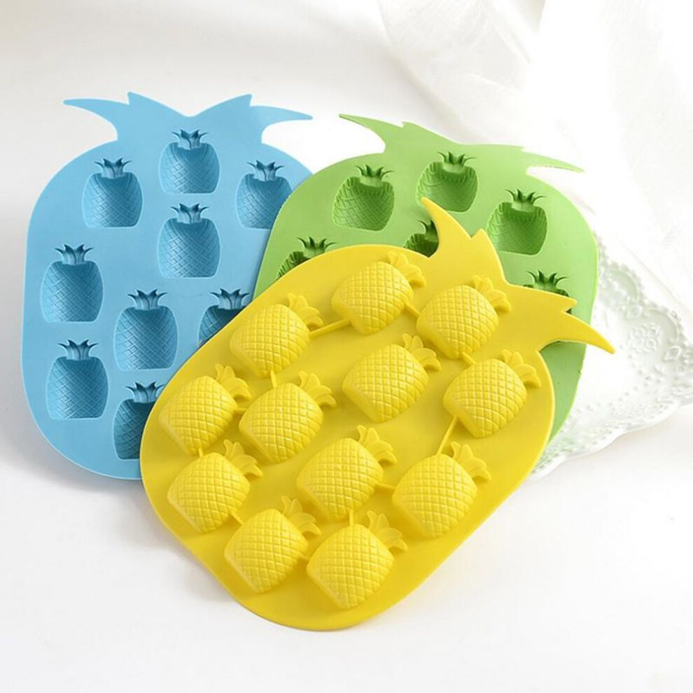 Pineapple Shape Ice Cube Tray Silicone Ice Molds Ice Maker Bar Party Wine Drink Decor Moule Glace