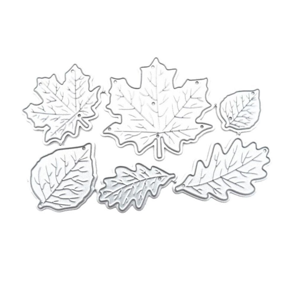 (as the picture) Maple Leaves Metal Cutting Dies Stencil Diy Scrapbooking Album Paper Template