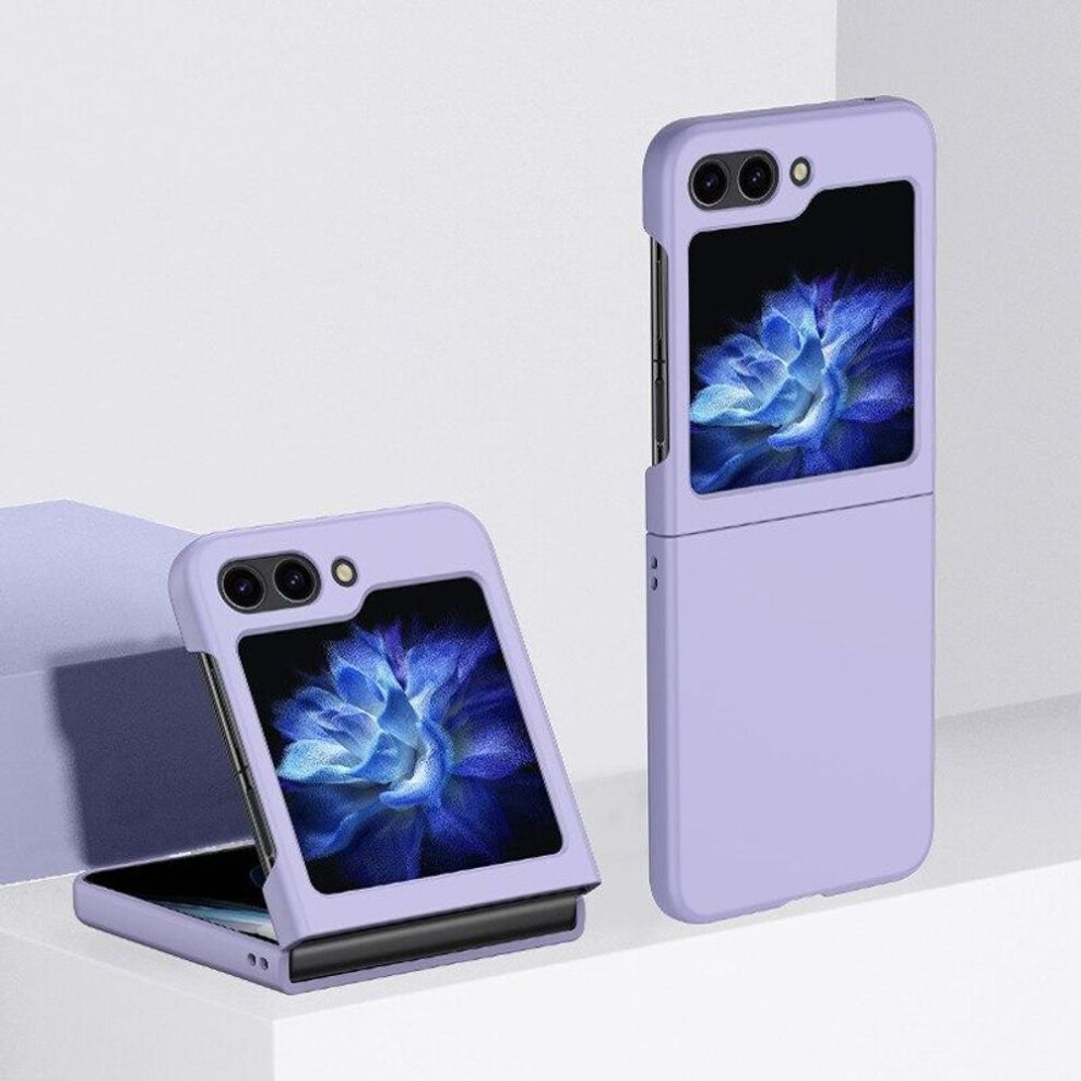 (, For Samsung Z Flip 3) Anti-Shock Protection Pc Case For Samsung Galaxy Z Flip 5 5G Flip4 Flip5 Flip 4 3 Flip3 Zflip4 Zflip5 Zflip3 Ultra Thin Purple 9186162928244