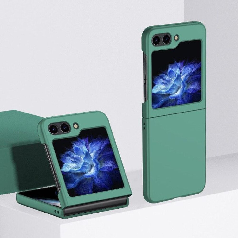 (Dark For Samsung Z Flip 4) Anti-Shock Protection Pc Case For Samsung Galaxy Z Flip 5 5G Flip4 Flip5 Flip 4 3 Flip3 Zflip4 Zflip5 Zflip3 Ultra Green 9186162981799