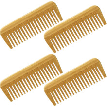 (As show, One size) Eco Friendly Wide Tooth Comb Detangling Curly Hair and Beard Comb For Men4P YVQ
