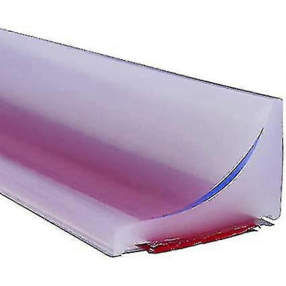 (Translucency, One Size) 2M Silicone Shower Threshold Water Dam Wet Room Floor Barrier, Shower Splash Guard Rubber Bath Seal Strip Dbh 5091524070421