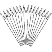 (As show, One size) 40 Pcs Metal Wire Alligator Clips, Long-tailed Alligator Clamp Photo Clip Holder, Alligator Clips MTY