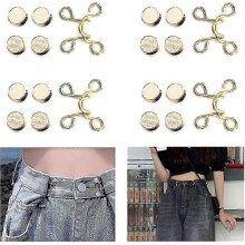 (As show, One size) 20 Pieces Adjustable Waist Buckle Extender Set Jeans Extender Waist Extender Button For Pants Adjustable Jean Button Perfect Fit Instant Button MPN