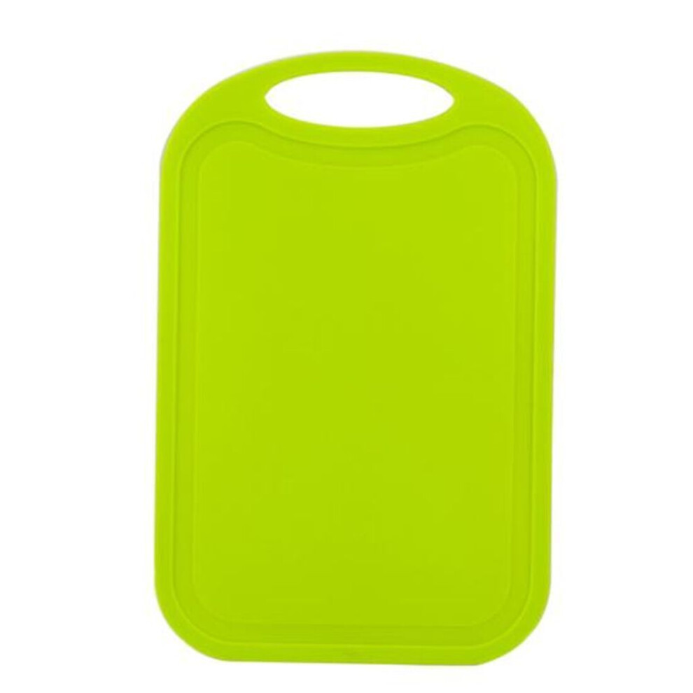 (green) Nonslip Plastic Cutting Board Food Fruit Chopping Block Mat Kitchen Cook Supply