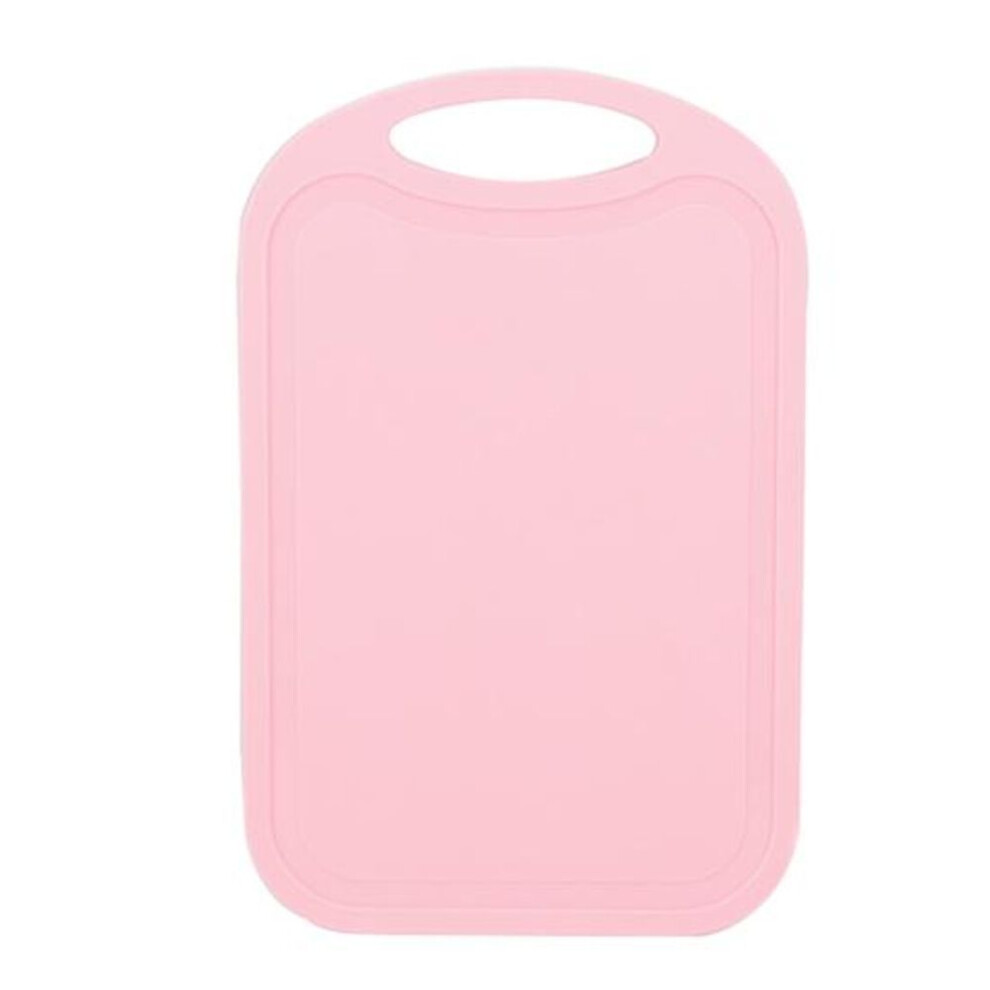 (light pink) Nonslip Plastic Cutting Board Food Fruit Chopping Block Mat Kitchen Cook Supply