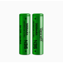 2x Vapcell N36 18650 3650mAh 8A 3.7V Batteries