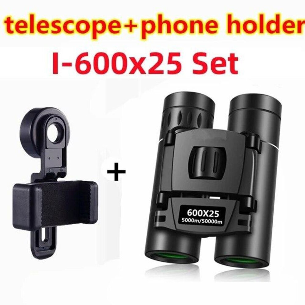 (as the picture, I--600x25 set) 900x25 50000m Zoom Telescope Professional Bak4 Hd Powerful Binoculars Long Range Portable Monocular Or Camping Tourism Outdoor