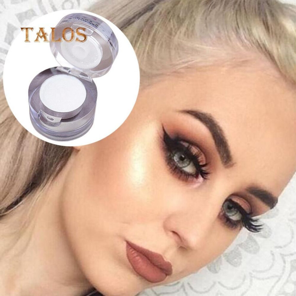 Eye Make Up Brighten Highlighter Shining Powder Pigment White Color Single Eyeshadow Palette