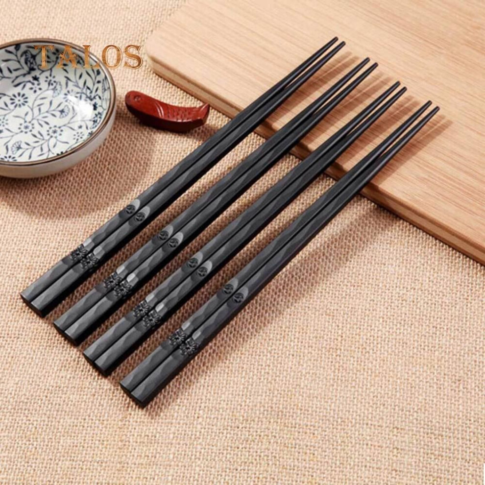 Japanese Style Healthy Metal Sushi Anti-slip Chopsticks Tableware Value Gift Kitchen Tools