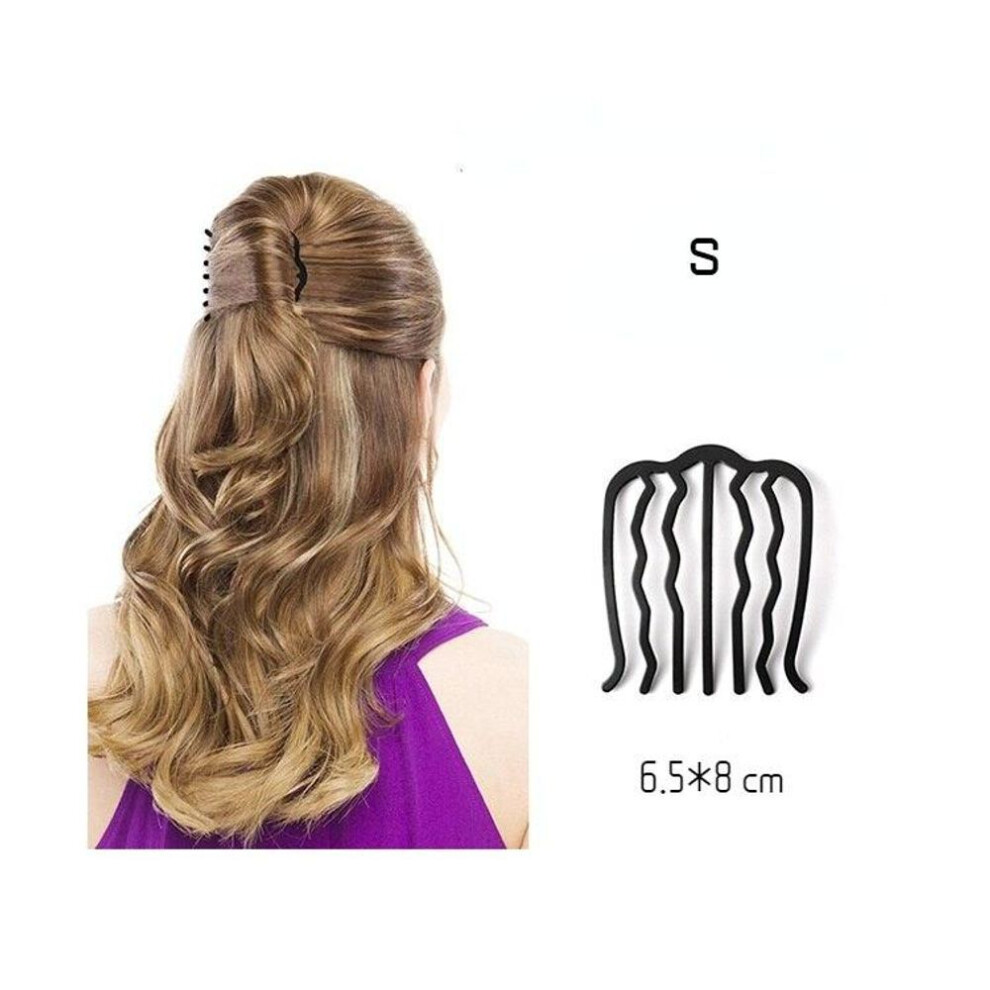 (as the picture, 6.5*8cn) Hairpin Set U Shape Hair Clips Bobby Pins For Women Girls Briders Metal Black Hairpins Barrettes Bun Maker Hair Styling Accessories